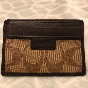Coach Bags - COACH Card Case in Signature Canvas Coach Bags - COACH Card Case in Signature Canvas